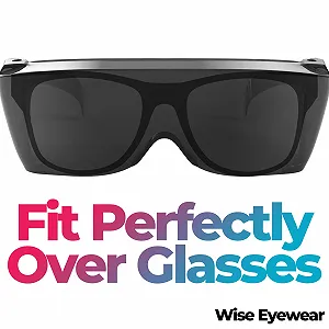 Солнцезащитные очки Black Fit Over Wise Eyewear synthetic.ua - Фото 1