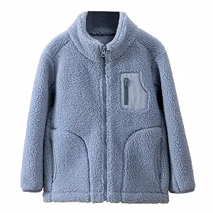 Куртка для мальчиков Generisch Флисовая Тёплая Ветрозащитная Для ежедневной носки Возраст 6 18 лет - Фото 1