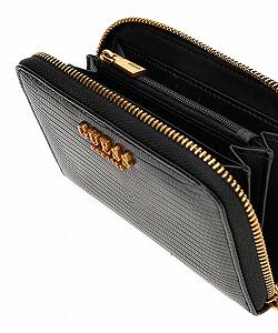 Гаманець GUESS Sibel SLG Medium Zip Around Black synthetic.ua - Фото 1