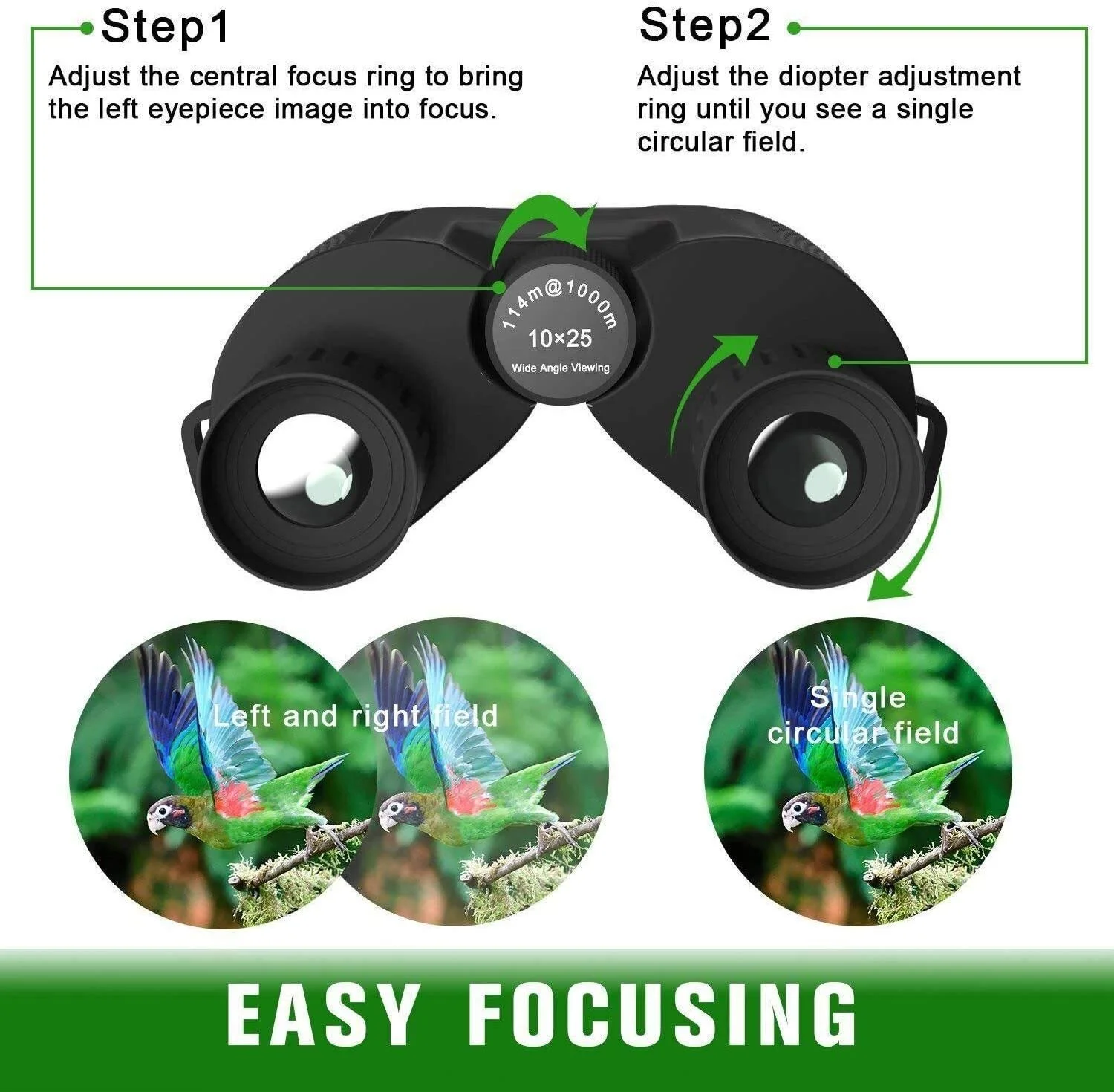 Бінокль 20x50 High Power Compact HD Waterproof, фото №4