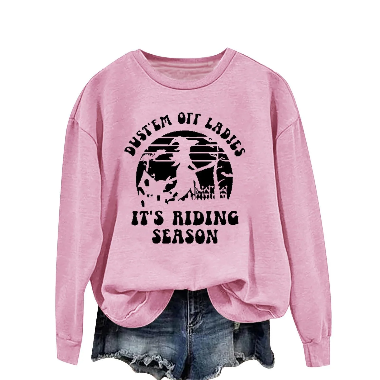 Жіночий світшот Generisch Вільний пуловер з принтом, фото №3 Жіночий світшот Generisch Вільний пуловер з принтом, фото №3