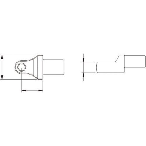 Вставной держатель бит для динамометрического ключа KS TOOLS 516.2020, фото №2