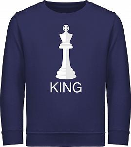 Свитшот Shirtracer Детский свитшот для мальчиков и девочек - & Маскарадный костюм - Королевская шахматная фигура Карнавальный костюм - Фото 1
