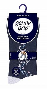 Носки Без Резинки Gentle Grip Хлопок Узор 37-42 EU - 6 пар synthetic.ua - Фото 1