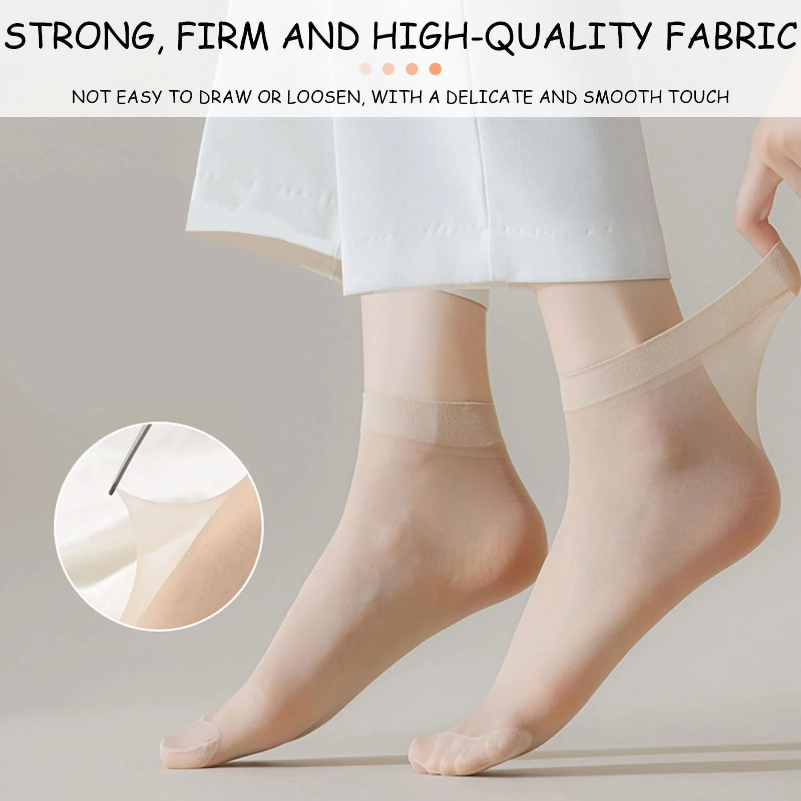 Комплект нейлонових шкарпеток 20 пар, фото №5 Комплект нейлонових шкарпеток 20 пар, фото №5