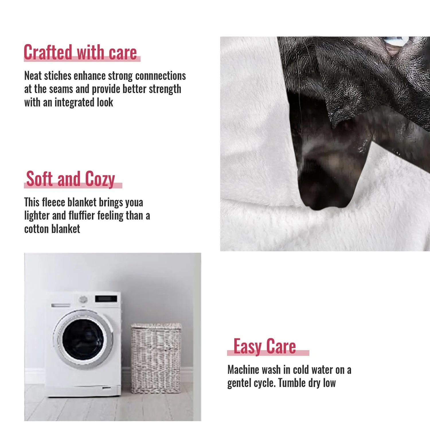 Одеяло YISUMEI 125 x 200 см Мягкое Фланелевое Одеяло на Кровать Черный Французский Бульдог, фото №5 Одеяло YISUMEI 125 x 200 см Мягкое Фланелевое Одеяло на Кровать Черный Французский Бульдог, фото №5