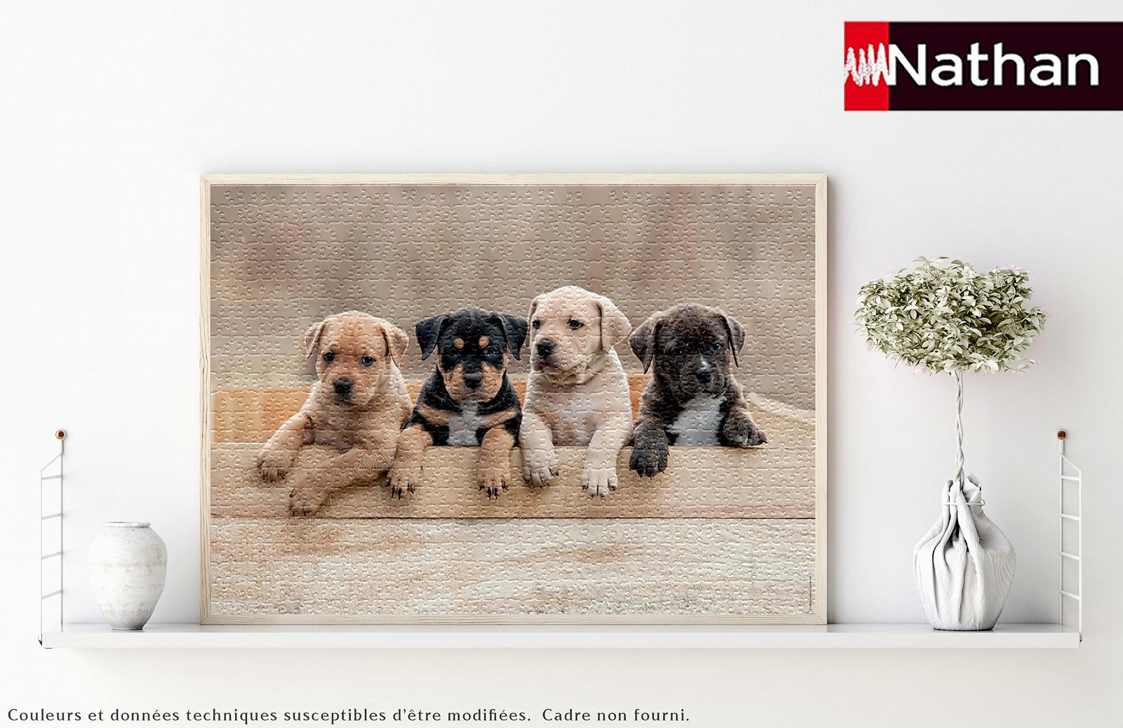 Пазлы Nathan Tendresse Collection The American Staffordshire Terriers 1000 эл. 12001145, фото №3