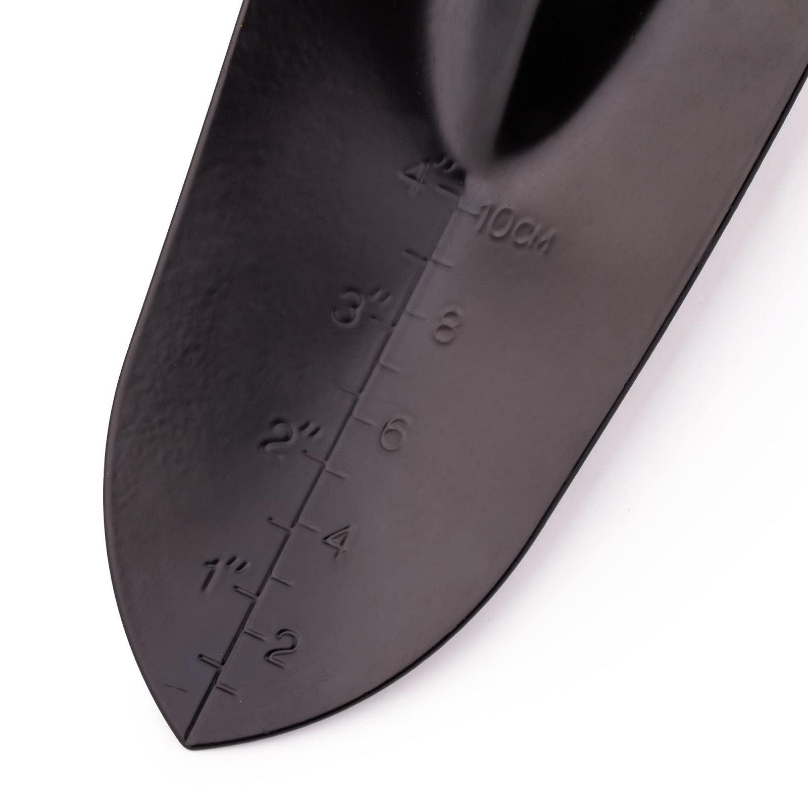 Лопатка стальная Mivos для посадки и пересадки, 8 см, черный и зеленый, фото №7