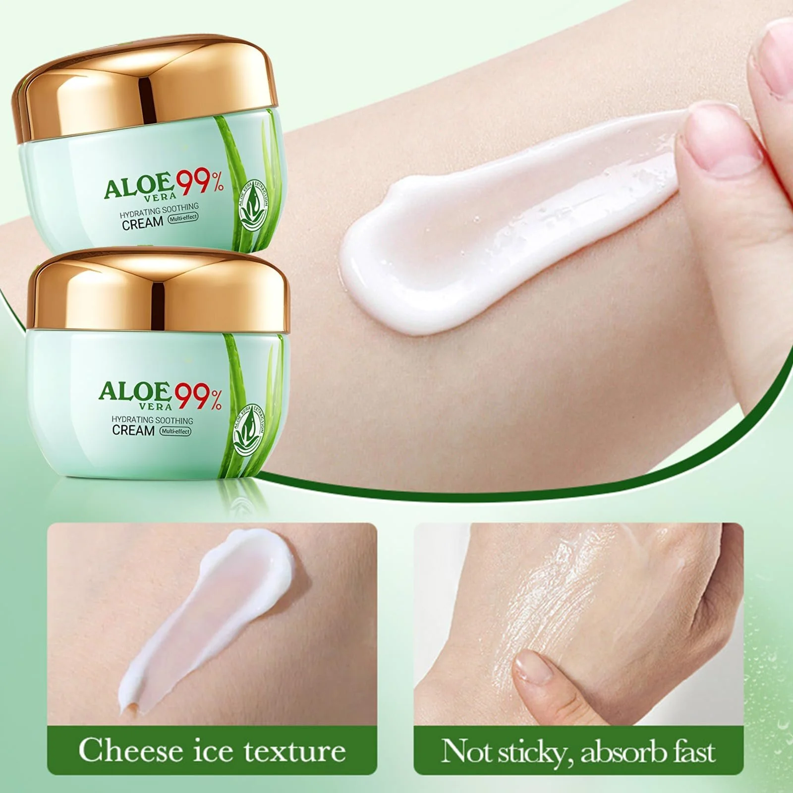 Денний крем Aloe Vera Soft Skin зволожуючий регенеруючий для обличчя та тіла (50 г), фото №3 Денний крем Aloe Vera Soft Skin зволожуючий регенеруючий для обличчя та тіла (50 г), фото №3