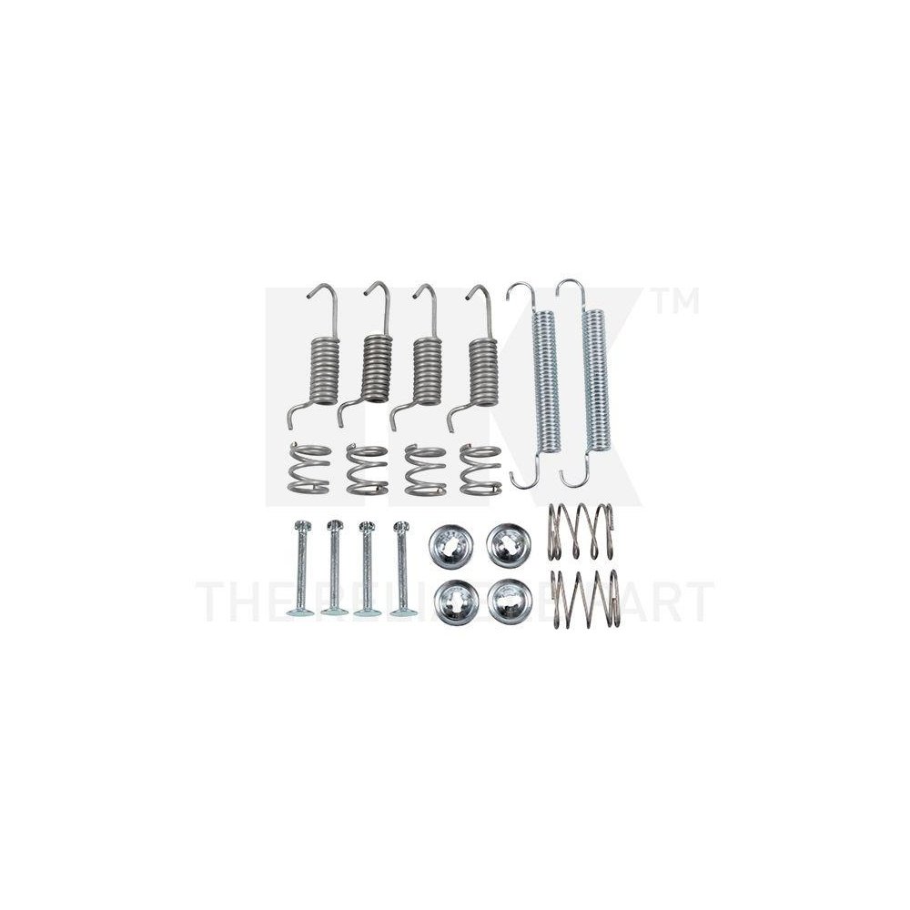 Комплект аксесуарів, колодки стоянкового гальма NK 7934899 для HYUNDAI KIA задній міст, фото №1