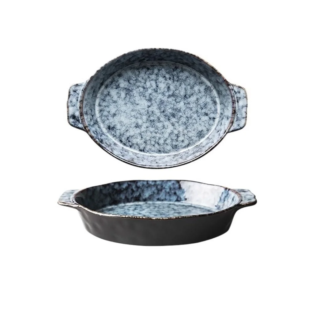 Форма для запекания керамическая круглая 1000 мл 29.2 см, фото №1