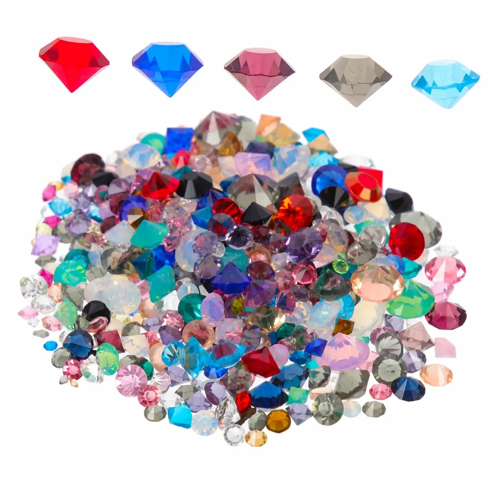 Стрази Різнокольорові для нігтів, фото №1