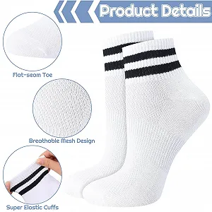 Шкарпетки Жіночі 6 пар Короткі Спортивні Розмір 35-38 synthetic.ua - Фото 1