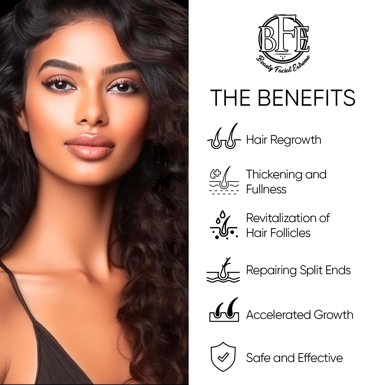 Сироватка для росту волосся Beauty Facial Extreme Maximum Strength DHT Blocker для чоловіків і жінок, фото №3