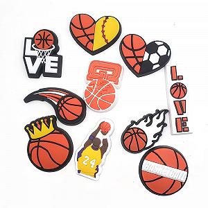 Джибитсы баскетбол basketball мяч 10 шт аксессуары крокс украшение - Фото 1