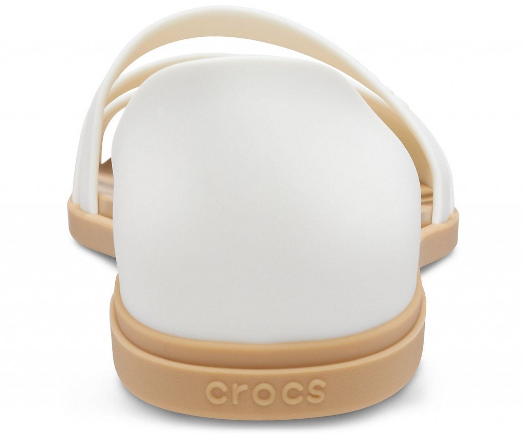 Сандалии Crocs Tulum Open Flat W 206109-1CQ белые, размер 37, фото №3