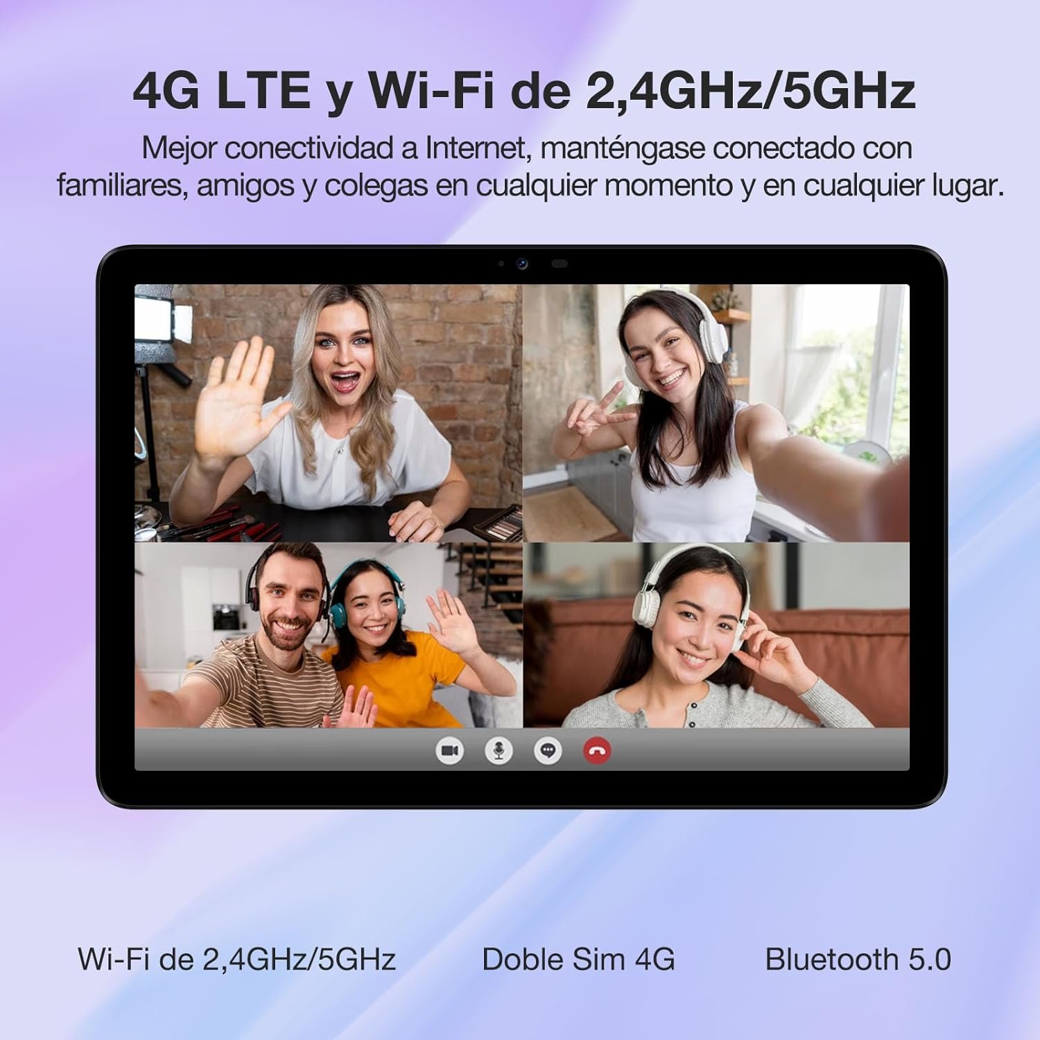 Планшет 10.1" Full HD DOOGEE T10 PRO 8+7/256Gb 4G 2-SIM Android 14 8580 mAh Серый, фото №7