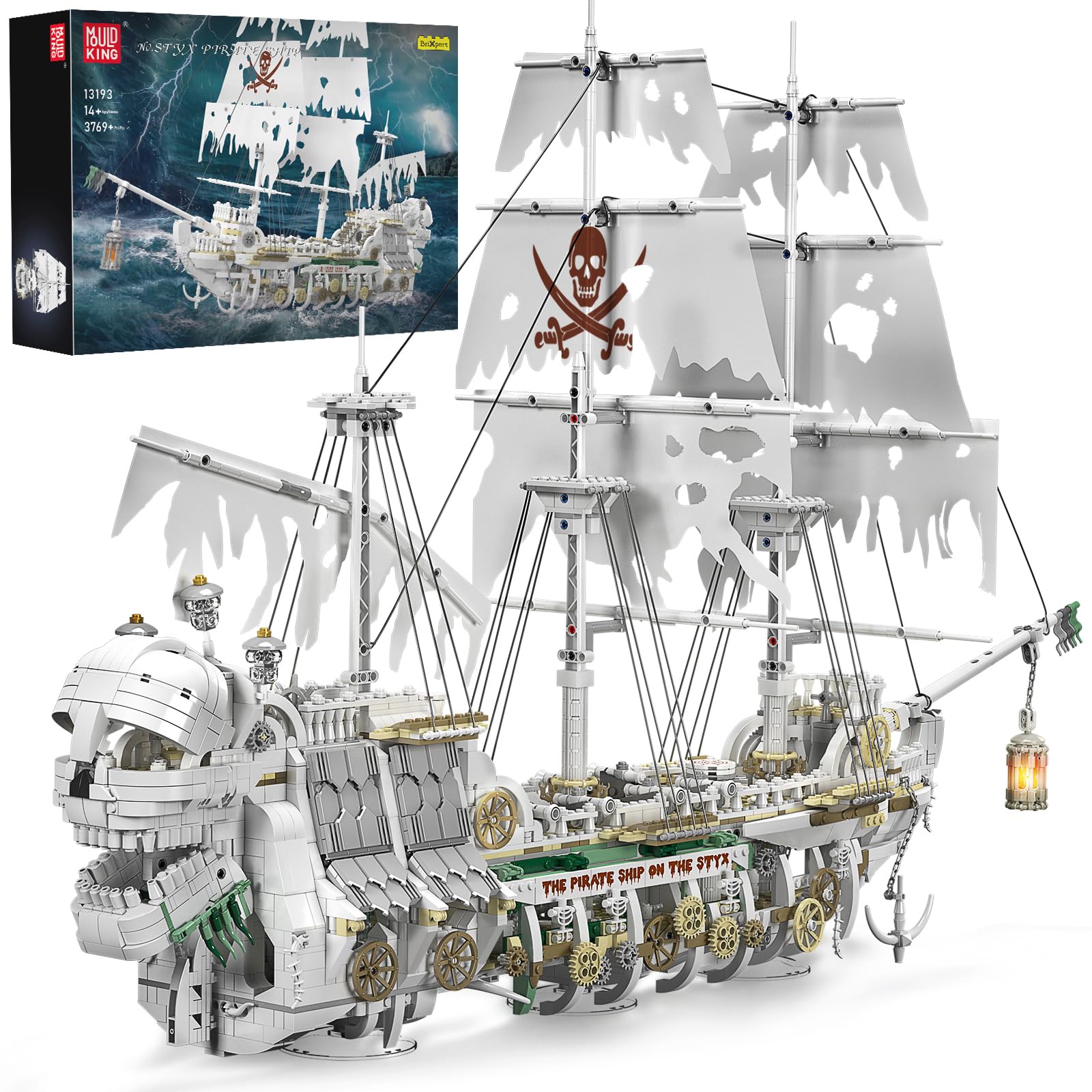 Кубики Mould King 13193 Піратський корабель Модель 3769 шт, фото №1 Кубики Mould King 13193 Піратський корабель Модель 3769 шт, фото №1