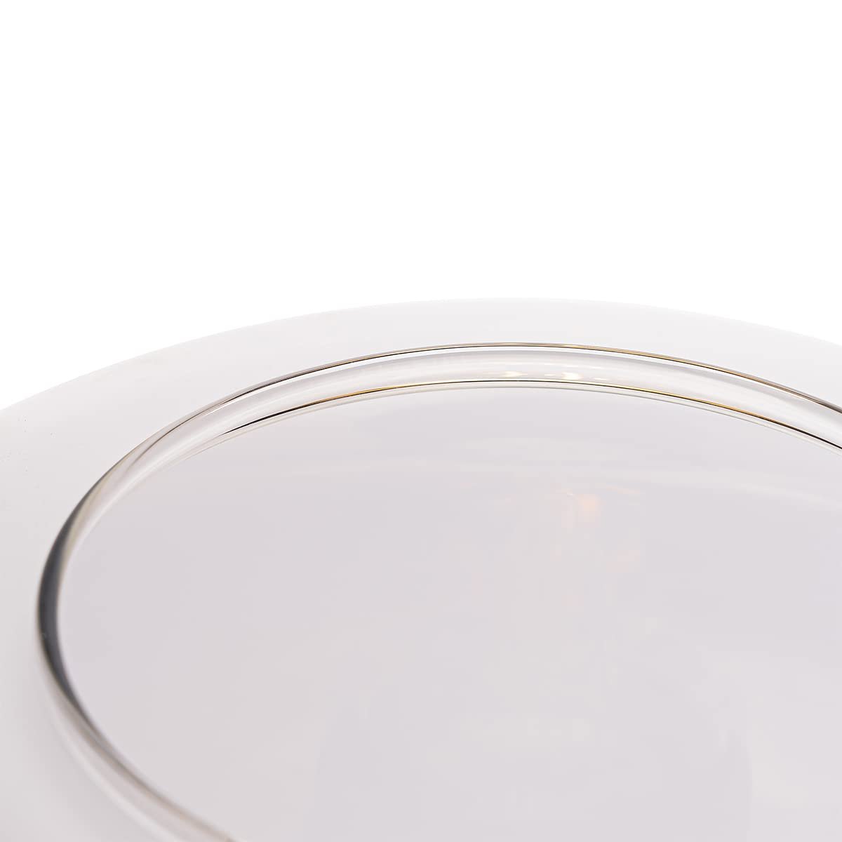 Настільна лампа Qazqa Kyan димчасте скло кругла E27 чорна з золотом, фото №6