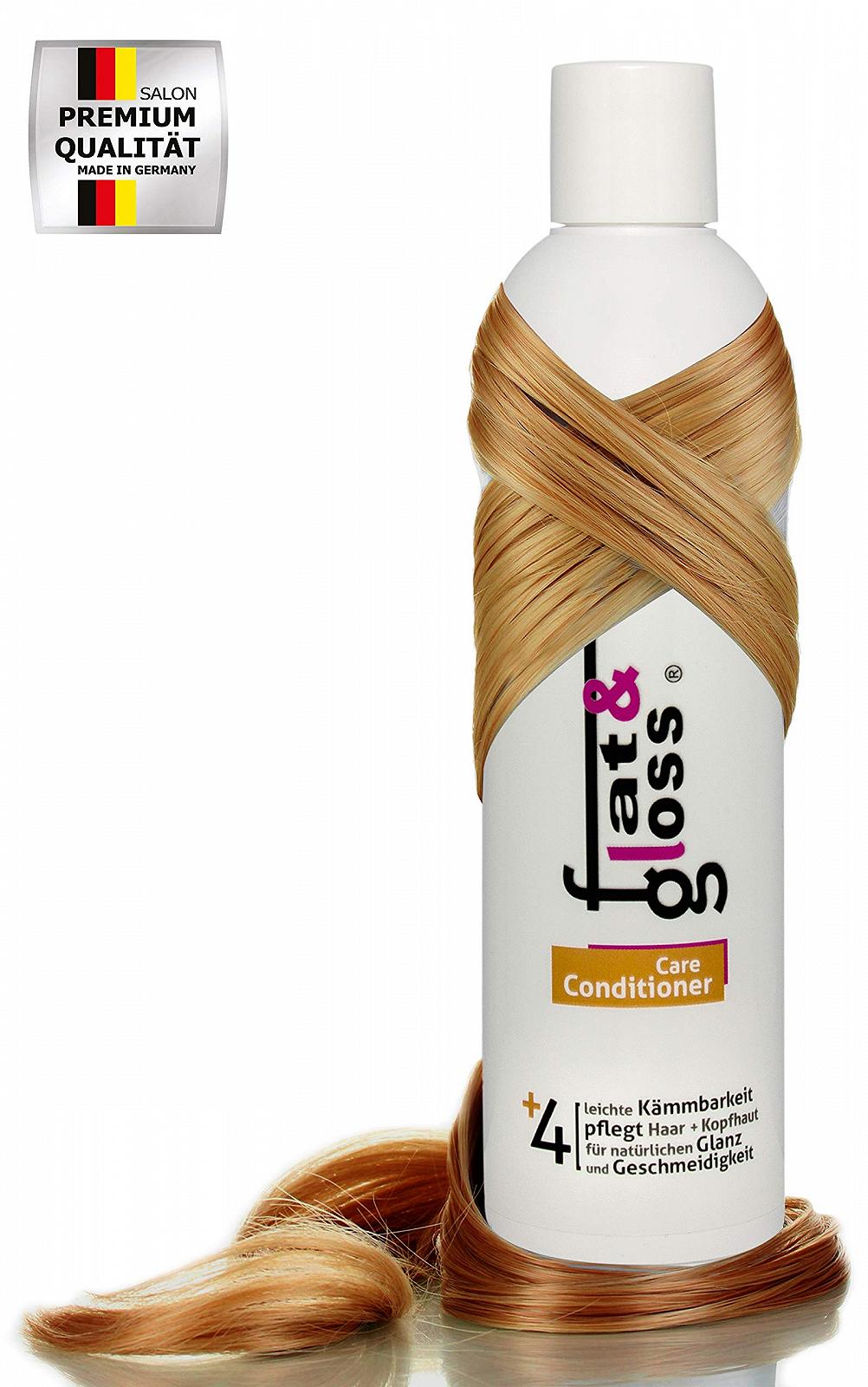 Кондиціонер Flat & gloss живлення натуральними інгредієнтами для блиску та еластичності 250 мл, фото №1