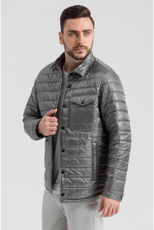 Чоловіча Куртка Teylor зріст розмір XL Сірий арт G-012), фото №3