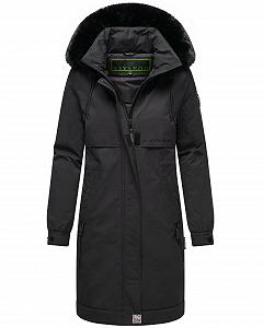 Женская зимняя куртка Navahoo Длинная с искусственным мехом и капюшоном - Фото 1