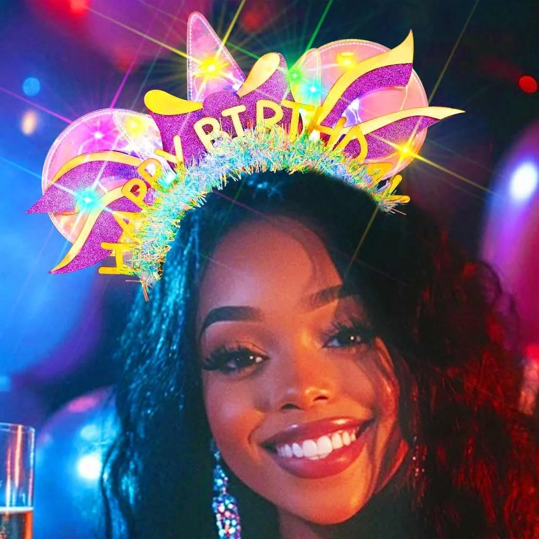 Світлодіодна Обруч на Голову на День Народження, фото №2