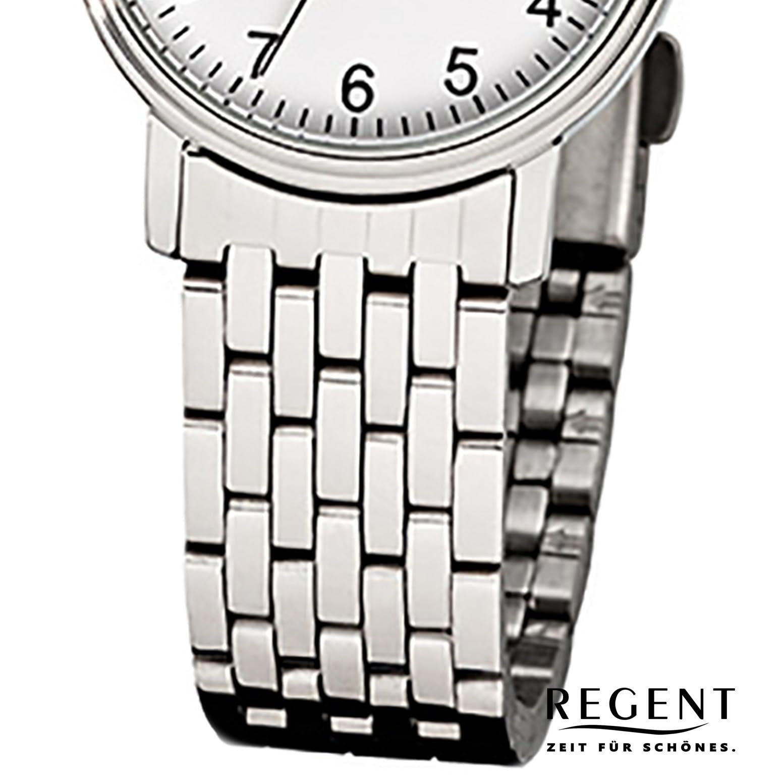 Женские Аналоговые Часы Regent 12220863 Серебристый / Белый, фото №5 Женские Аналоговые Часы Regent 12220863 Серебристый / Белый, фото №5