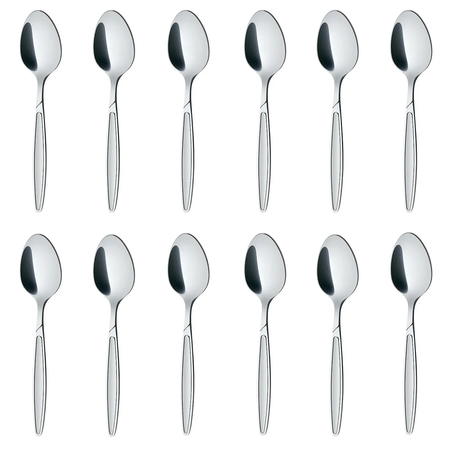 Ложки чайні Hscheid, набір 12 штук, з нержавіючої сталі, 14 см, фото №1