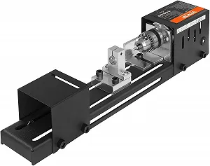 Токарний верстат Vevor HS001 / 4220-8450 об/м / 7 скоростей / Черный synthetic.ua - Фото 1