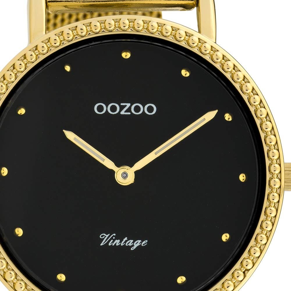 Женские часы Oozoo Vintage C20055 Черный/Золотой, Золото-черный, золотой, Браслет, фото №2 Женские часы Oozoo Vintage C20055 Черный/Золотой, Золото-черный, золотой, Браслет, фото №2