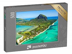 Пазл puzzleYOU Mauritius "Голубая лагуна у подножия Ле-Морн-Брабан, Маврикий" 500 элементов - Фото 1