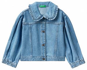 Джинсова куртка United Colors of Benetton Для дівчат - Фото 1