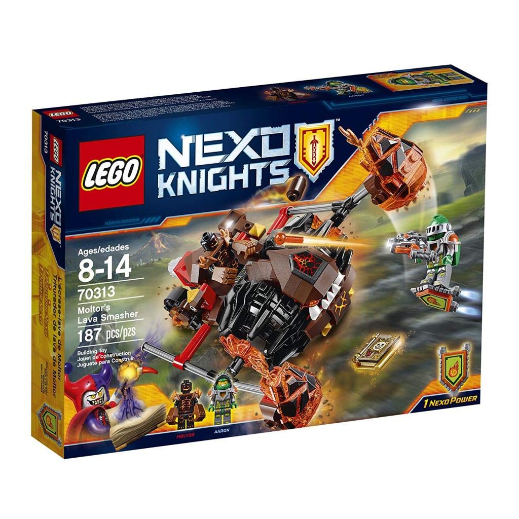 Конструктор LEGO Nexo Knights 70313 Moltor’s Lava Smasher Mixed, фото №1 Конструктор LEGO Nexo Knights 70313 Moltor’s Lava Smasher Mixed, фото №1