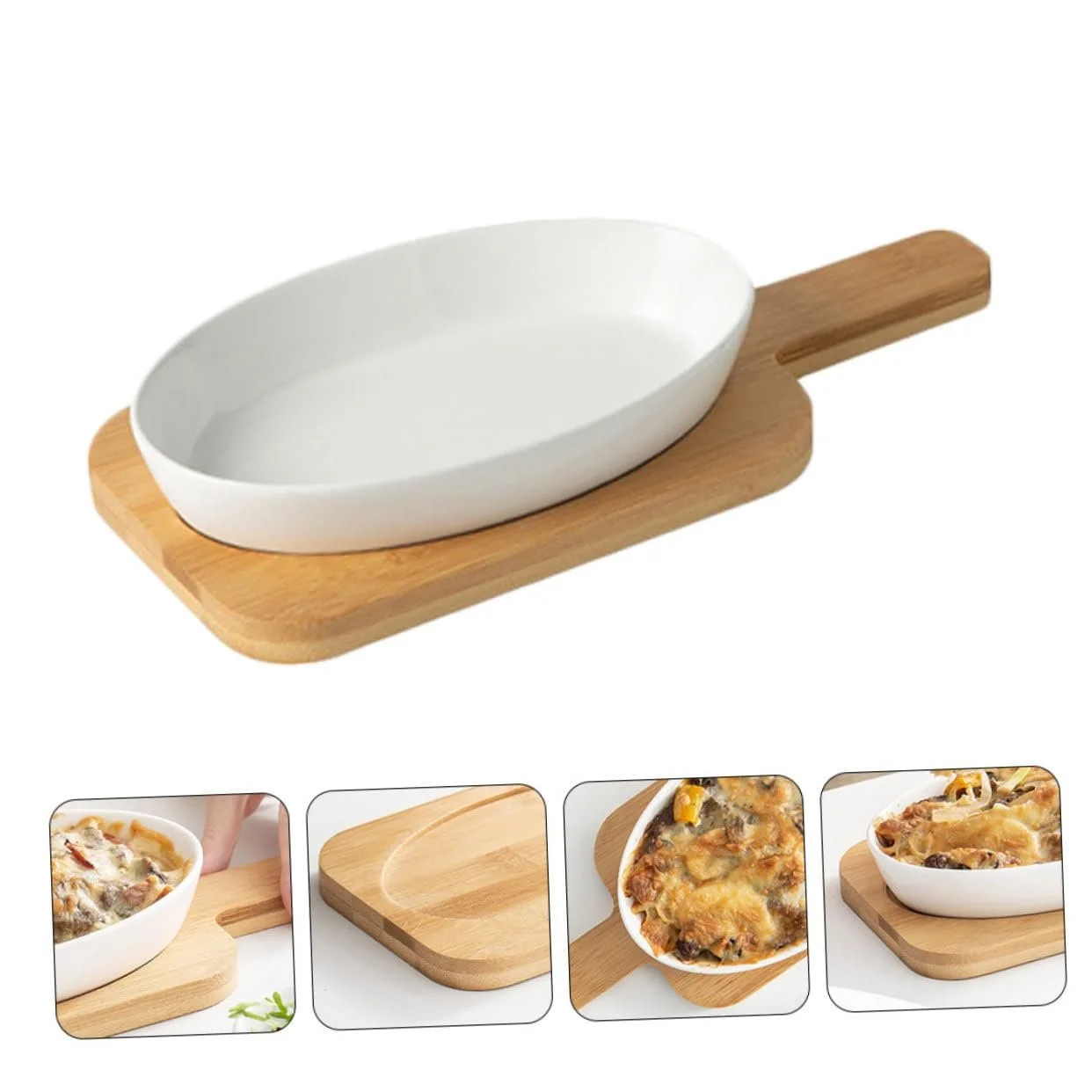 Форма для запекания SOIMISS овальная керамическая антипригарная, фото №5