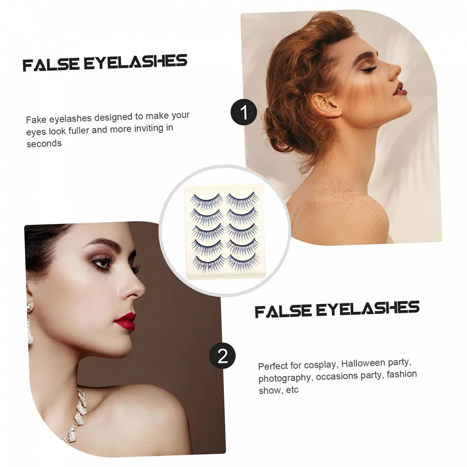 Накладные ресницы FOMIYES Diamond, фото №7 Накладные ресницы FOMIYES Diamond, фото №7