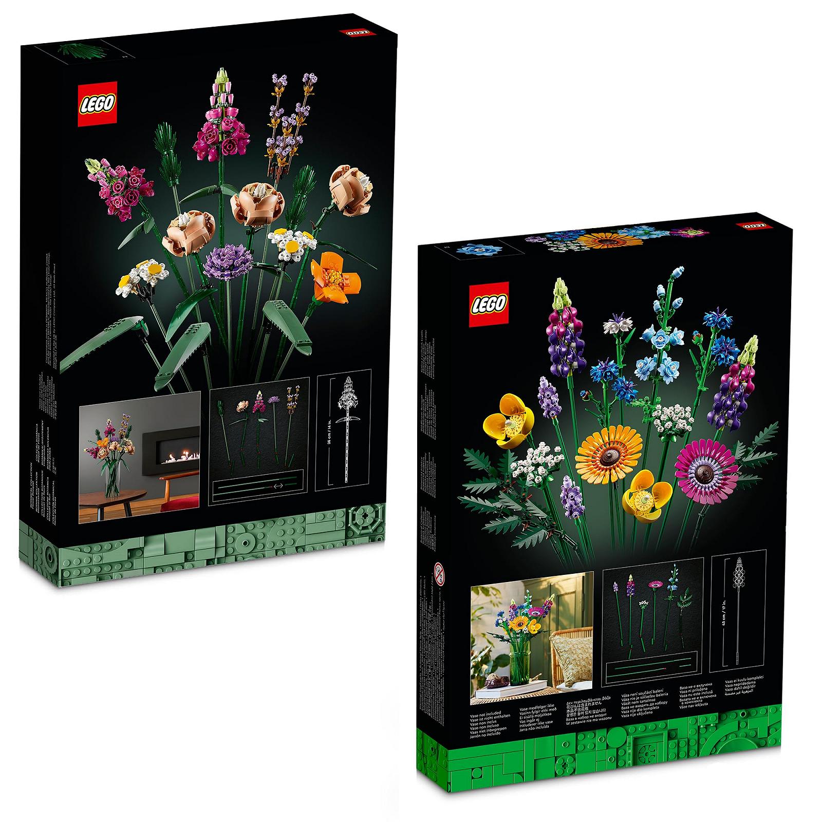 Набір Квітів Lego Icons 10280 & 10313 Букет та Букет польових квітів, фото №2