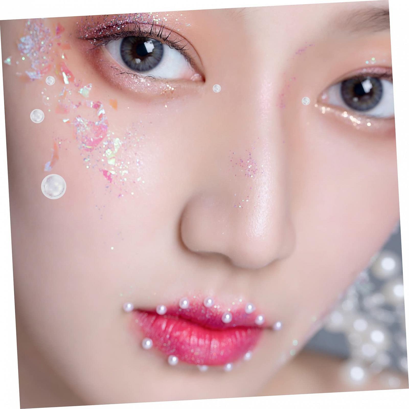 Декоративные жемчужины для ногтей NUOBESTY, многоцелевые жемчужины для рукоделия, для ювелирных изделий, аксессуаров для волос, одежды, полужемчужины из высококачественного материала для DIY-проектов, фото №3