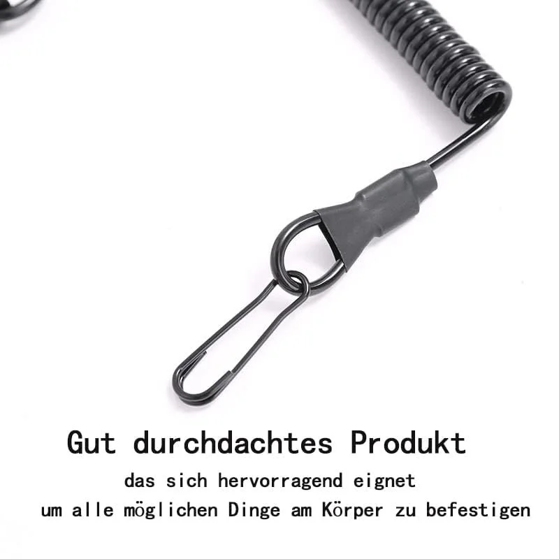 Тактический ремешок Paracord Черный, фото №3