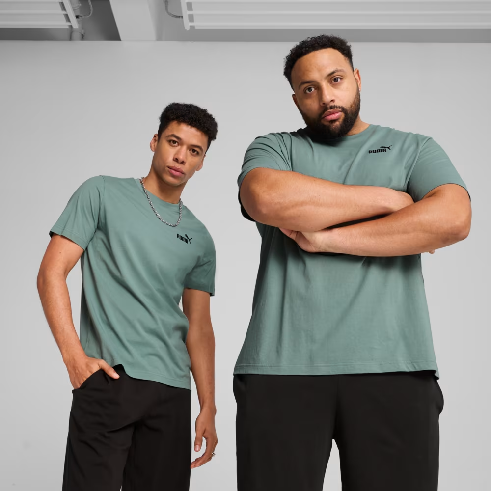 Футболка ESS Small No. 1 Logo Tee 68253530 Puma Зелений M, фото №1