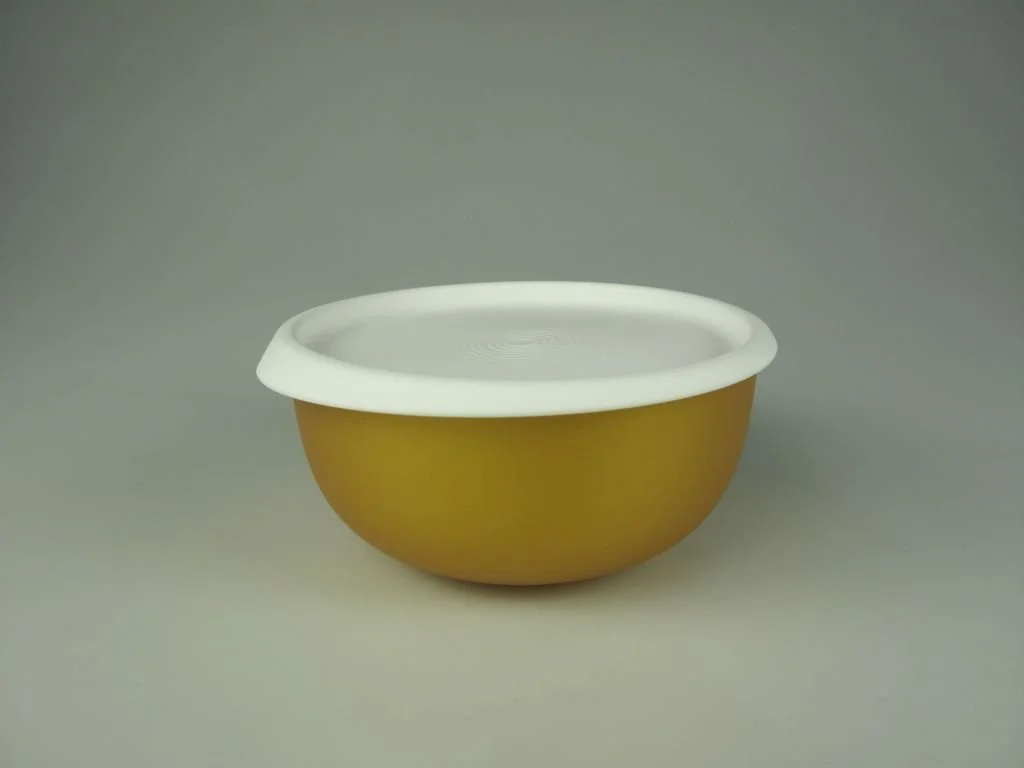 Миска для смешивания Tupperware Natura Serving Ergonomica 550 мл Золотисто-белый, фото №2