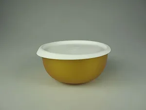 Миска для смешивания Tupperware Natura Serving Ergonomica 550 мл Золотисто-белый synthetic.ua - Фото 1