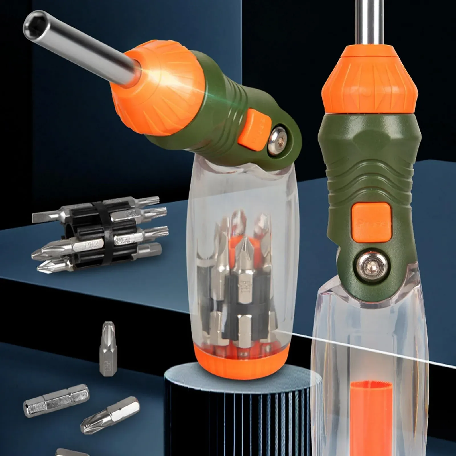 Набір викруток прецизійних реверсивних магнітних з легованої сталі, фото №9