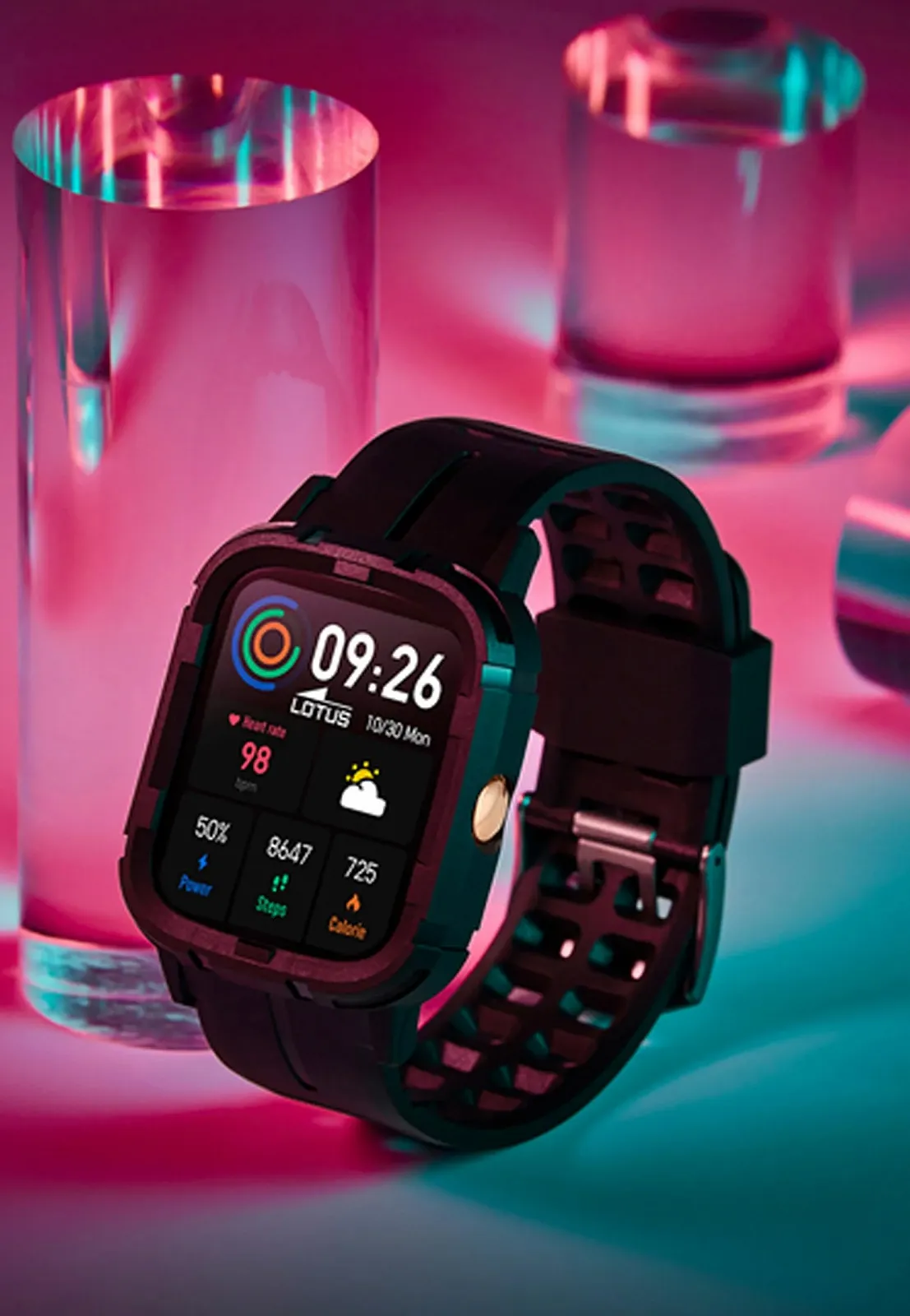 Смарт-годинник Lotus Жіночий Сталь Рожеве Золото 44.2 мм 50045/1, фото №4