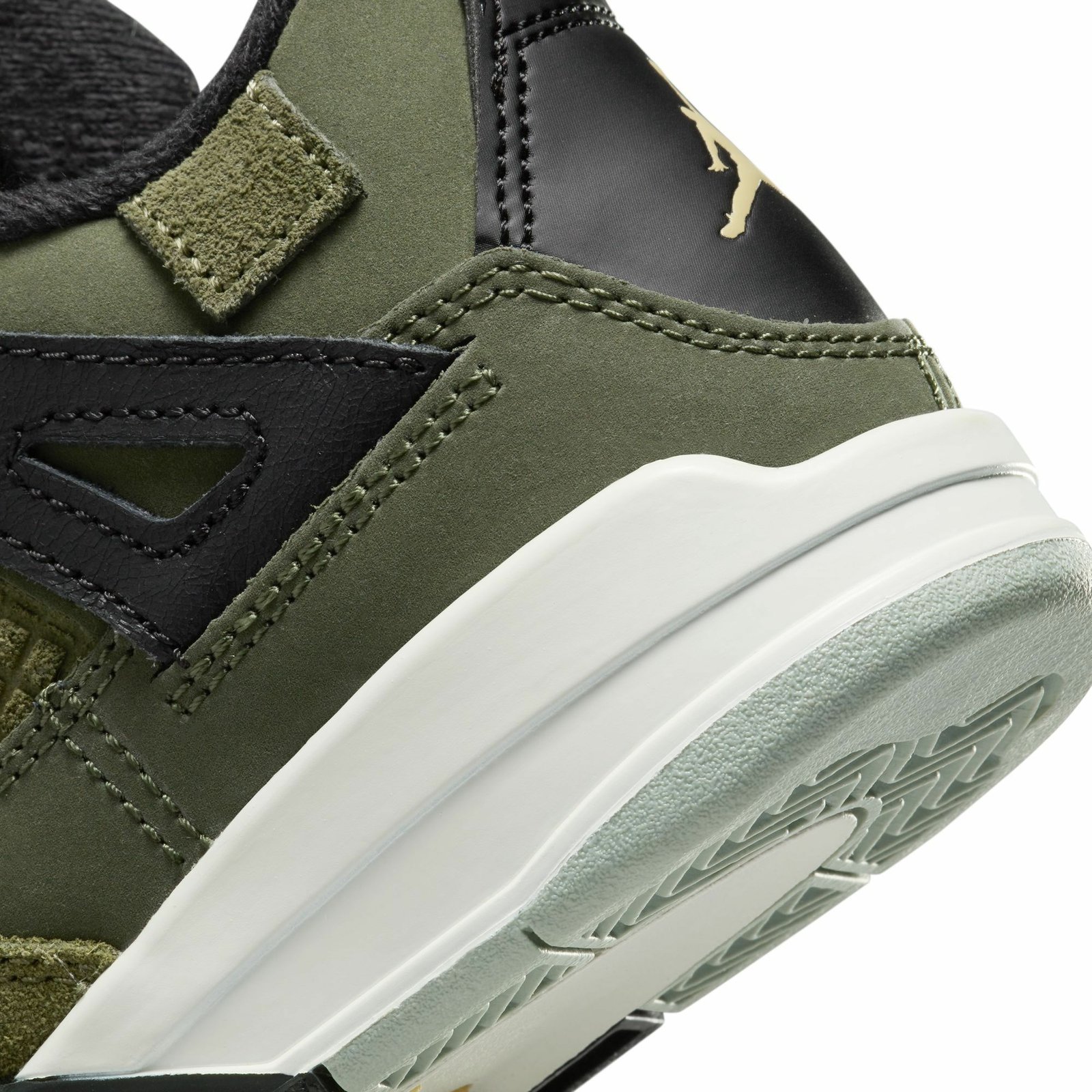 Кросівки Jordan 4 Retro SE Craft Medium Olive (PS) 32, фото №3
