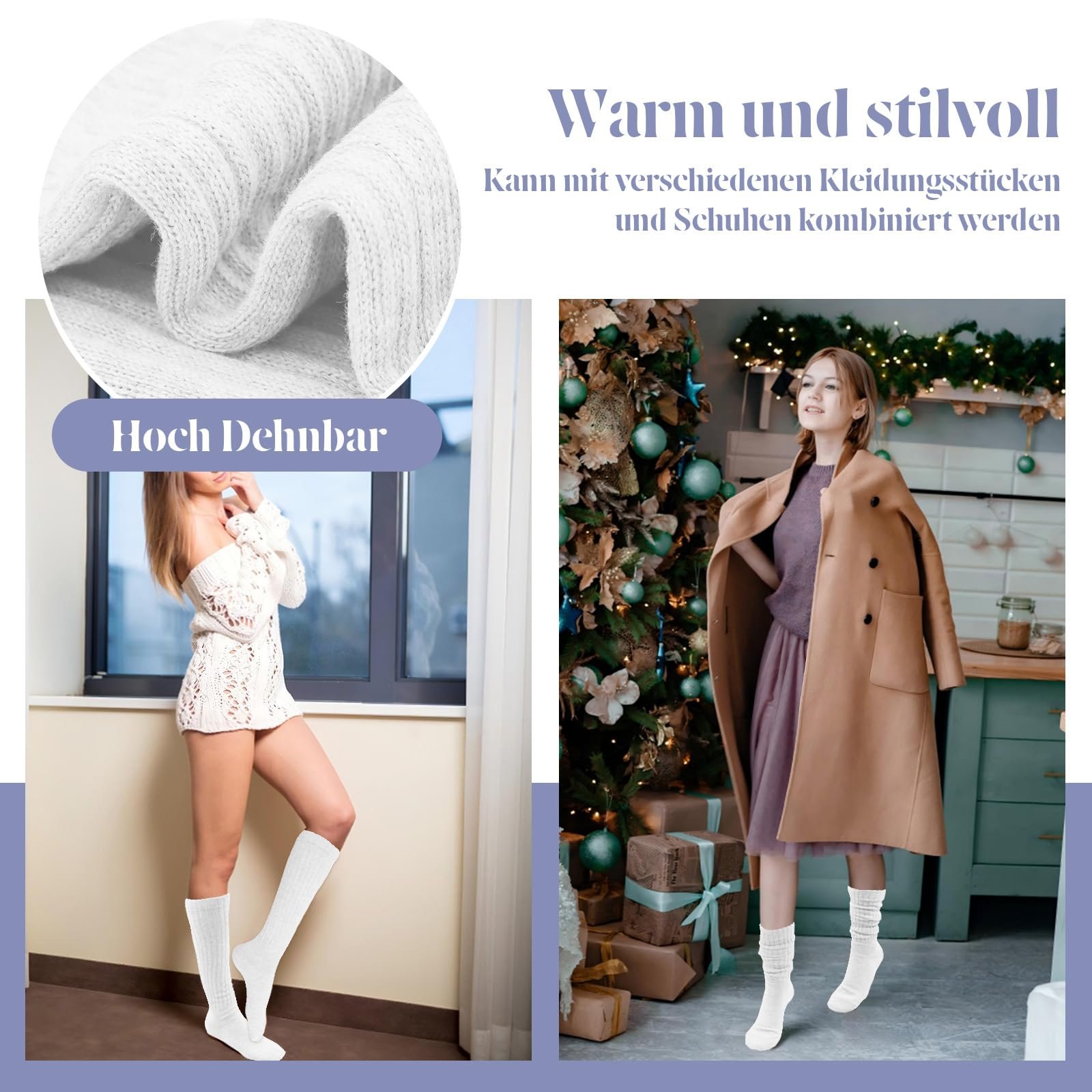 Женские гольфы VEGCOO, 4 пары, фото №6