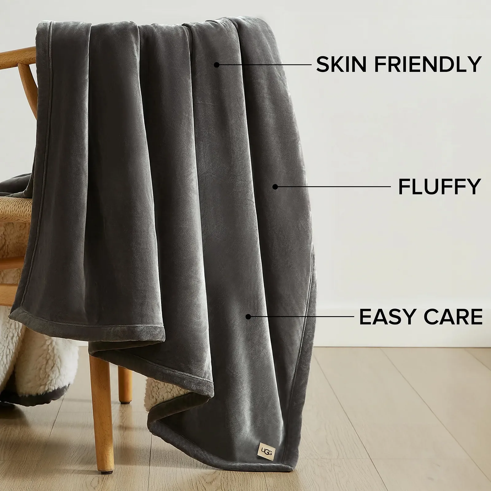 Плед UGG Bliss Sherpa - Затишний двосторонній акцентний плед, фото №4