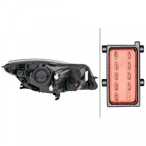 Фара основная HELLA 1LL 011 165-731 для OPEL VAUXHALL левая synthetic.ua - Фото 1