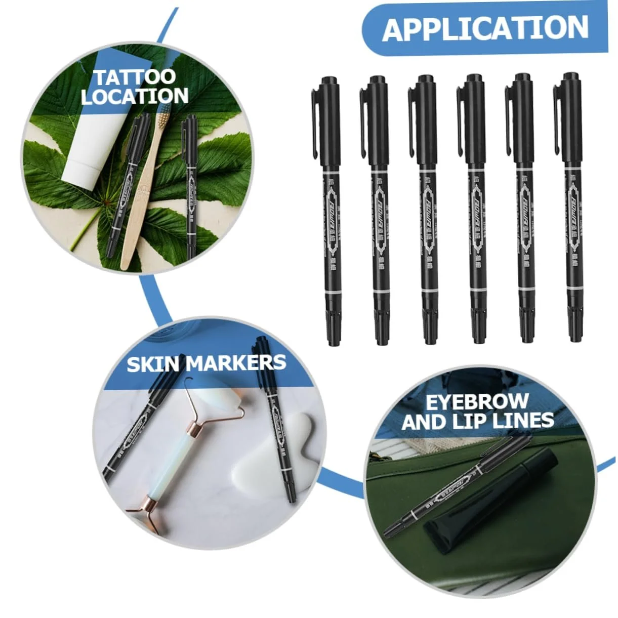 Олівець для брів minkissy 6 шт, фото №6