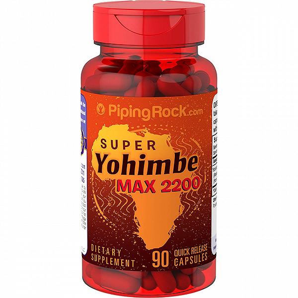 Бустер тестостерона Piping Rock Super Yohimbe Max 2200 90 Capsules ...